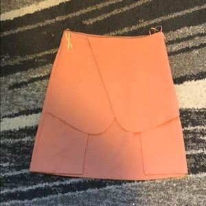 Pink layered skirt, size small